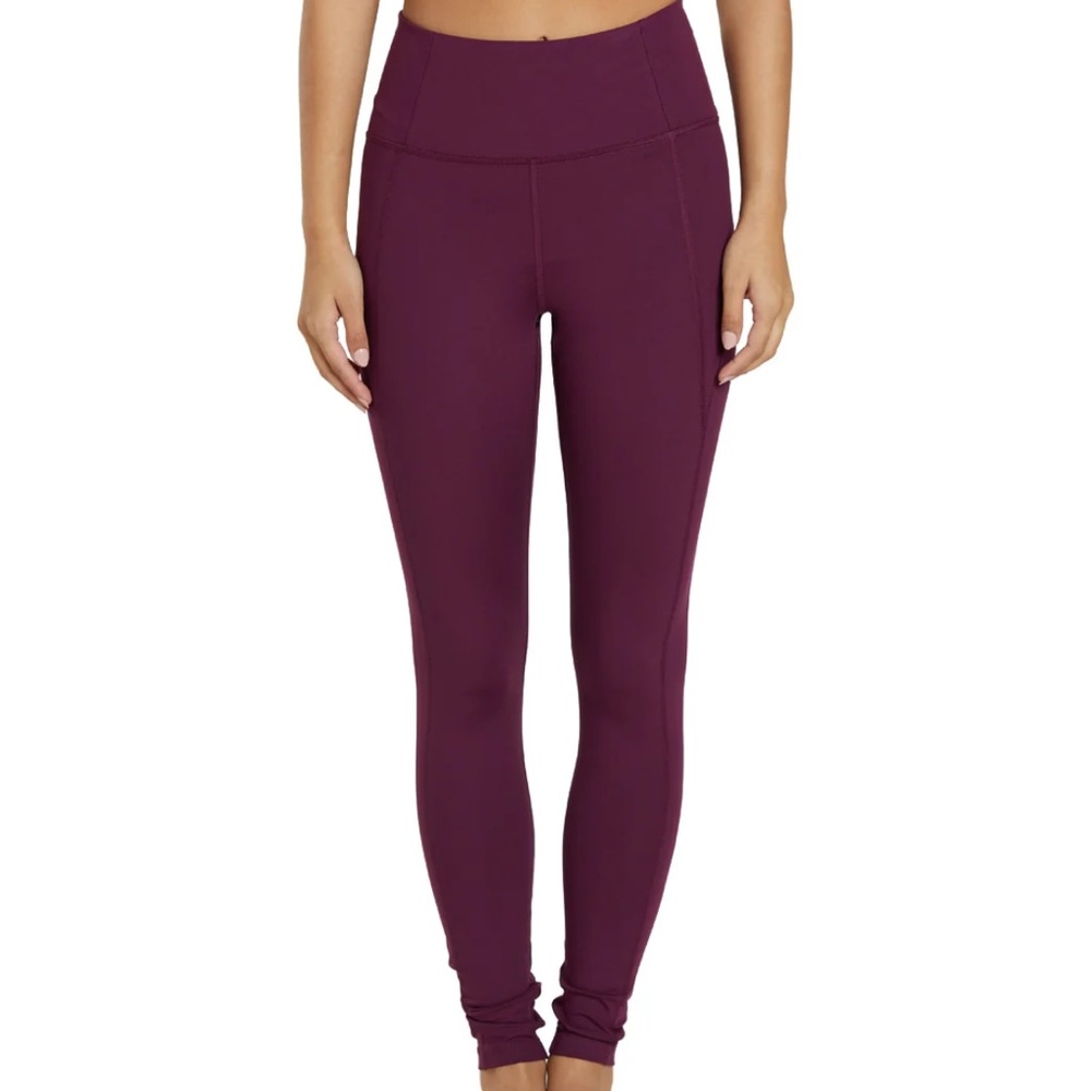 Girlfriend Collective plum High Rise Pocket Leggings